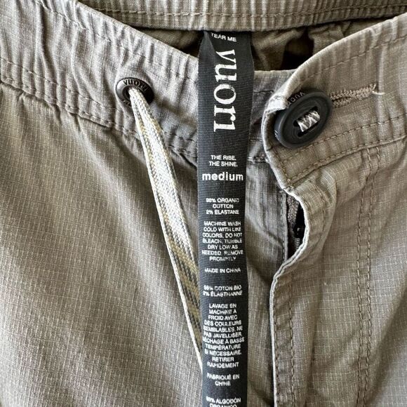 Vuori The Rise And Shine Organic Cotton Athletic Casual Gray Jogger Active Pants - Picture 8 of 13